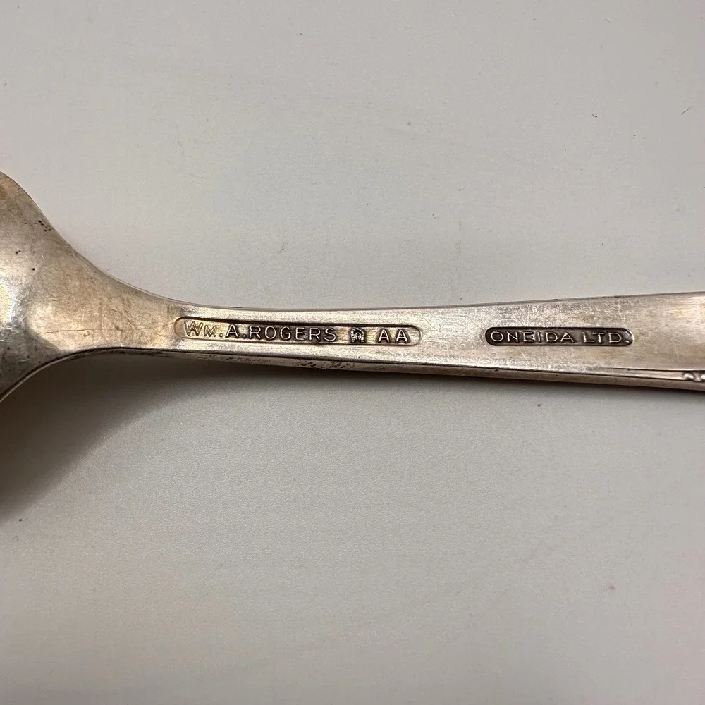 Wm A Rogers Oneida Silverplate‎ Teaspoon Gardenia BRITTANY ROSE Vintage AA